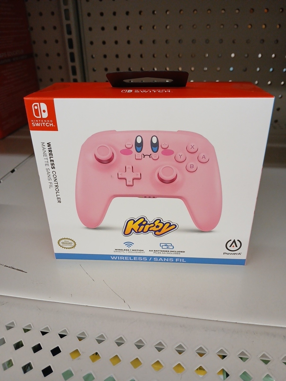 Nintendo Pink Kirby Wireless Controller for Switch